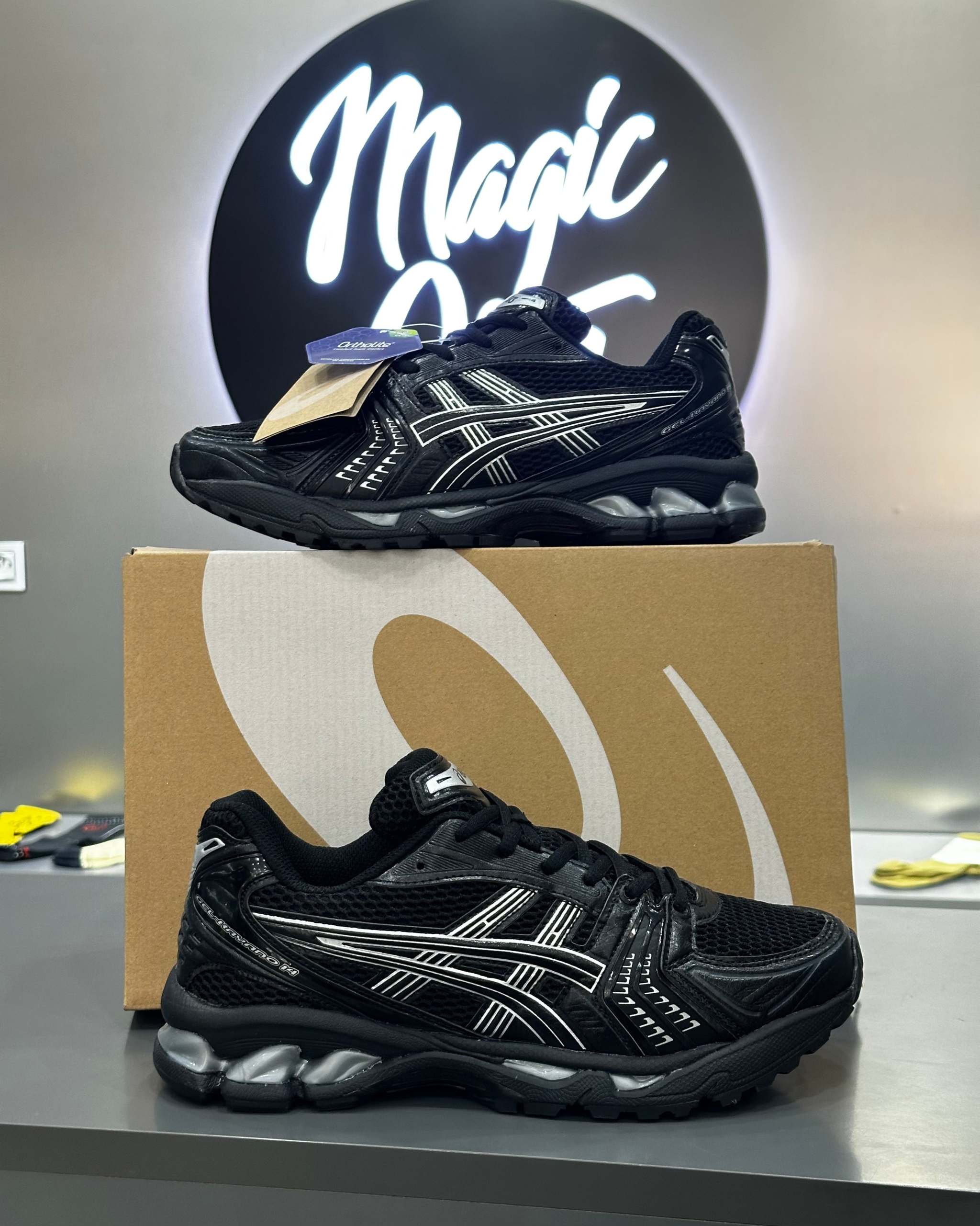 ASICS Gel-Kayano 14 Black Silver