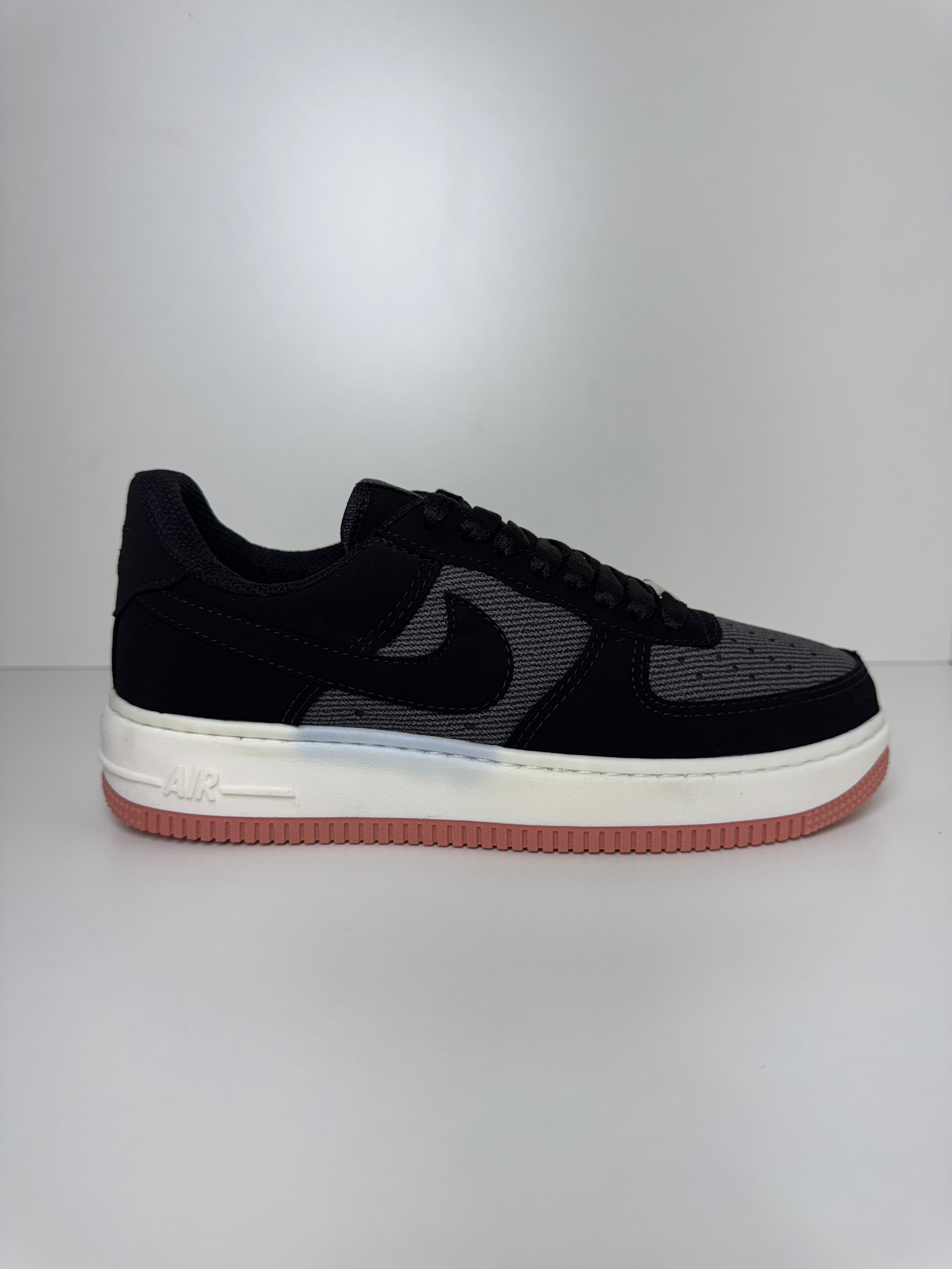 AF1 | Knit Preto/ Rosa