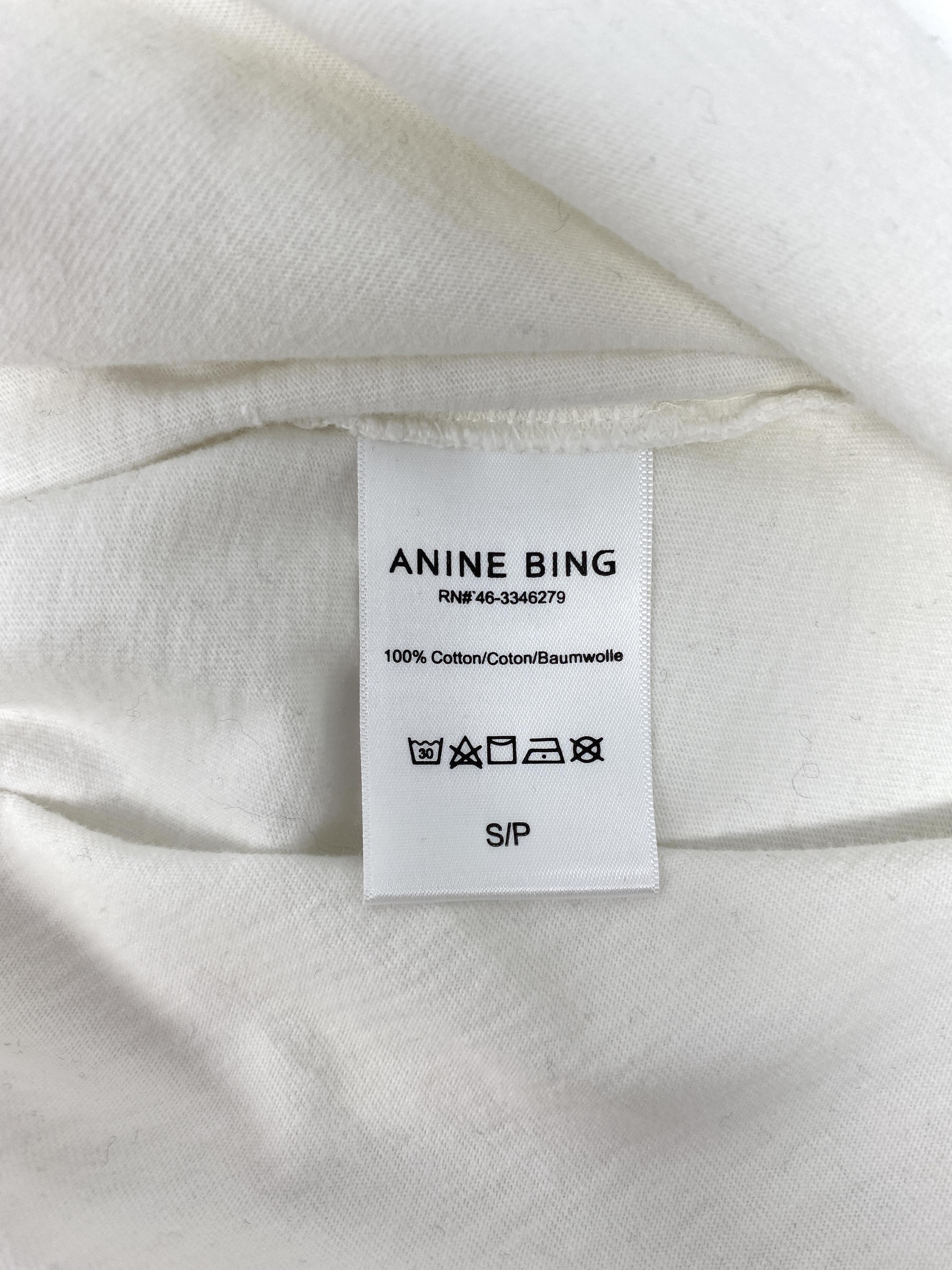 ANINE BING RINGO STREETS TEE - SIZE S