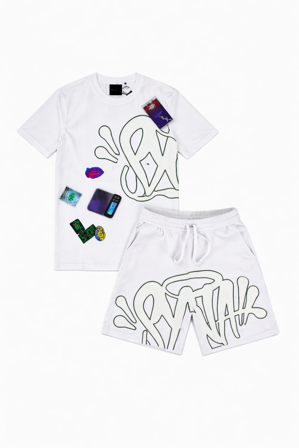 Conjunto Camiseta e Bermuda Syna World BRANCO