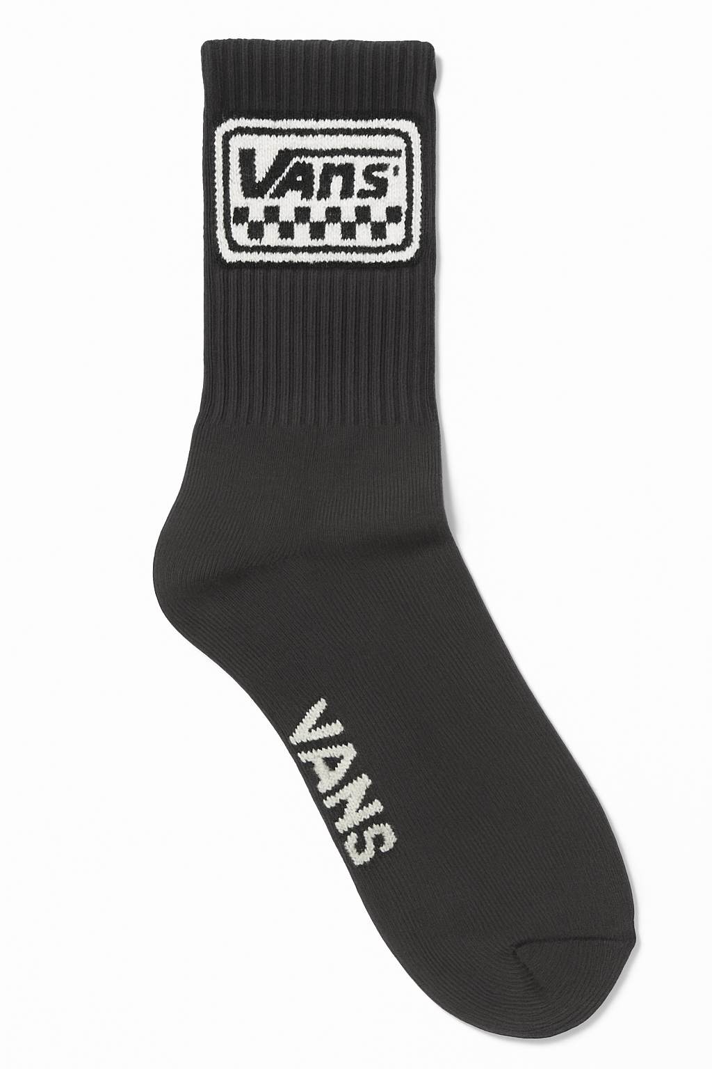 Meia Cano Alto VNS Quadriculada- Preto