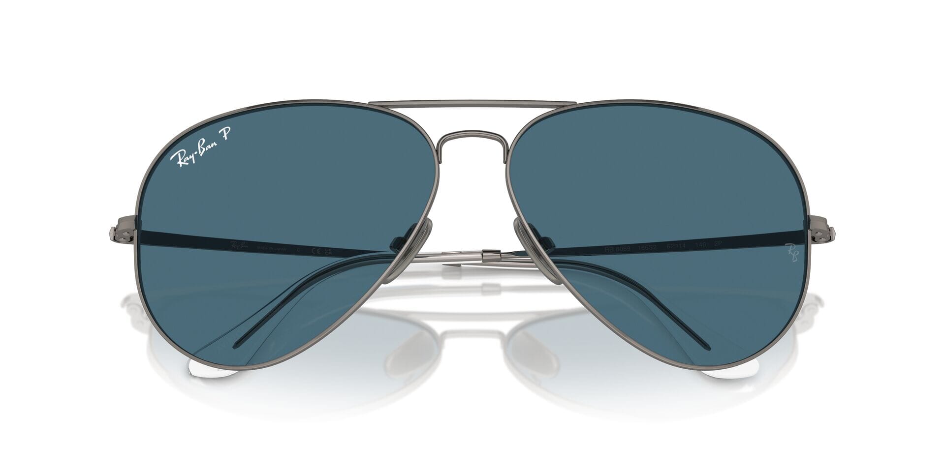 Aviator Titanium RB 8089 165/S2 Polarised - As Seen On Jean-Claude Van Damme
