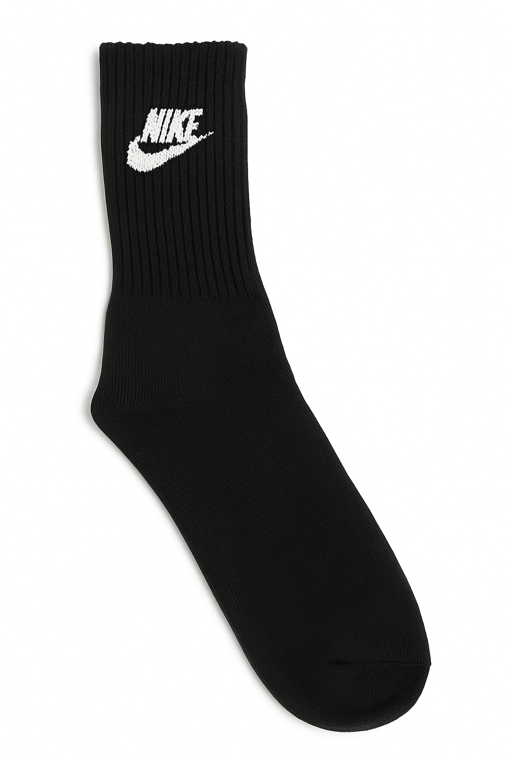 Meia Cano Alto NK Escrito- Preto