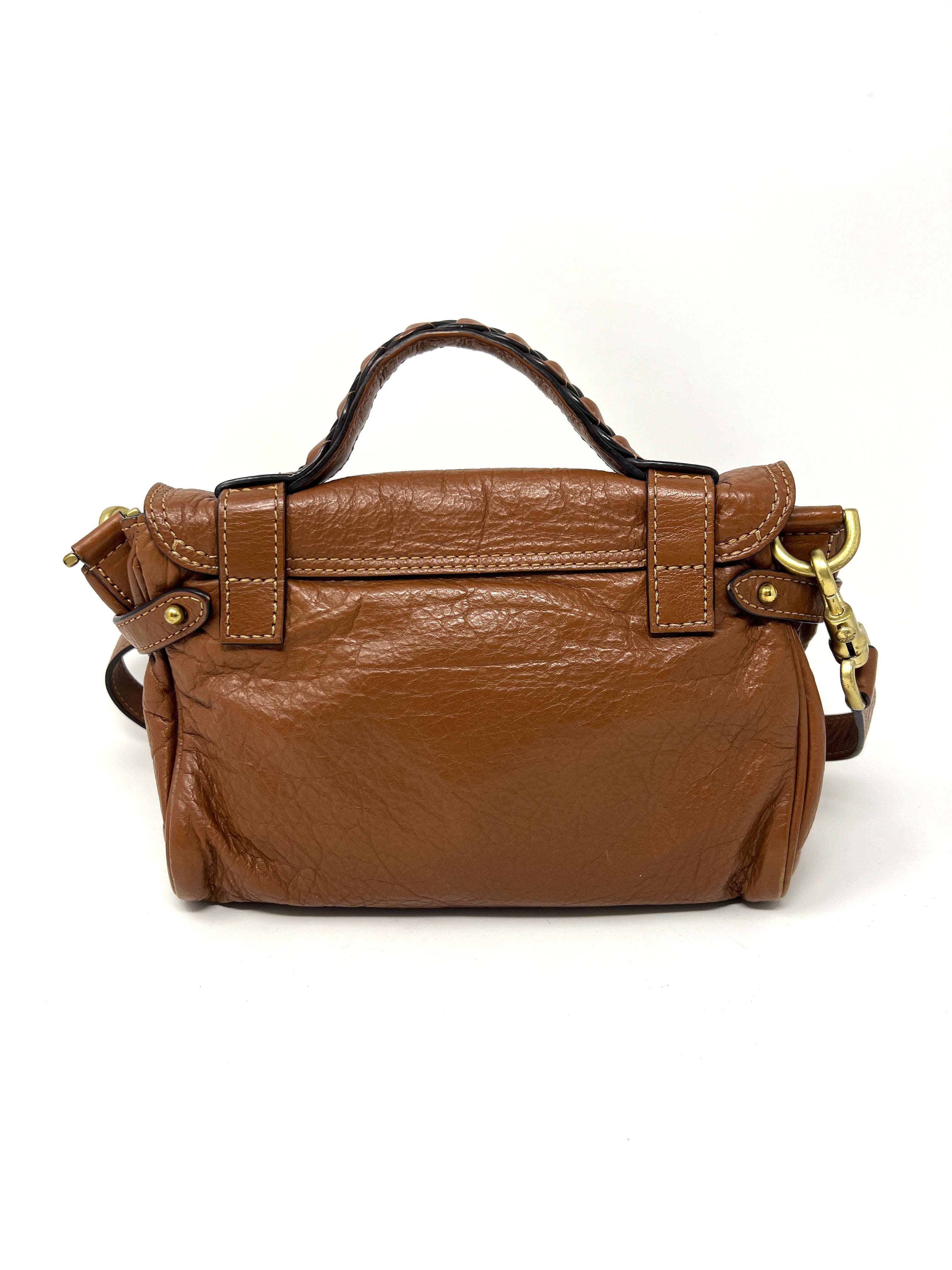 Alexa Mini Tan Buffalo Bag