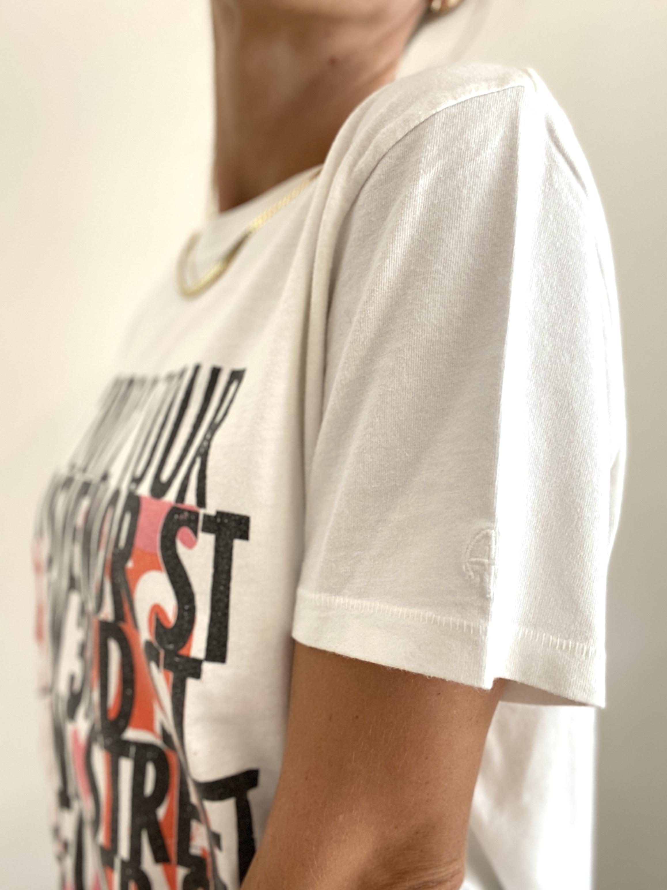 ANINE BING RINGO STREETS TEE - SIZE S