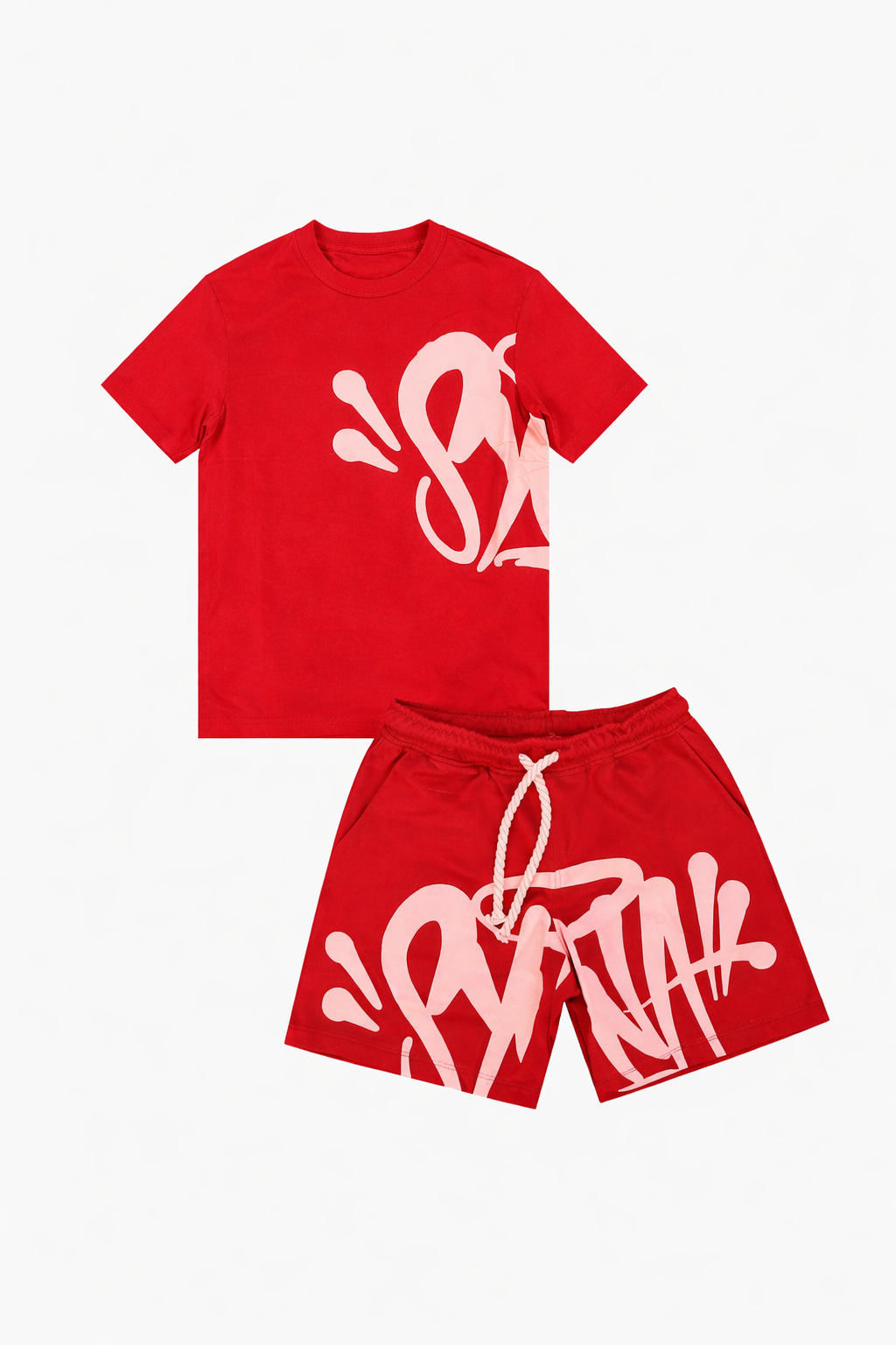 Conjunto Camiseta e Bermuda Syna World VERMELHO