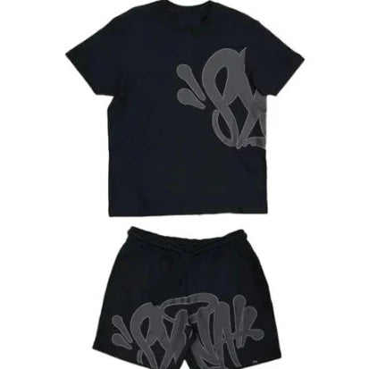 Conjunto Camiseta e Bermuda Moletom Syna World Streetwear