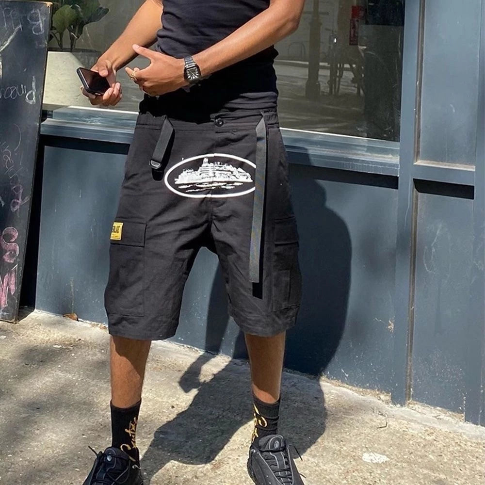 Short Bermuda Cortez PRETA COM PRETO